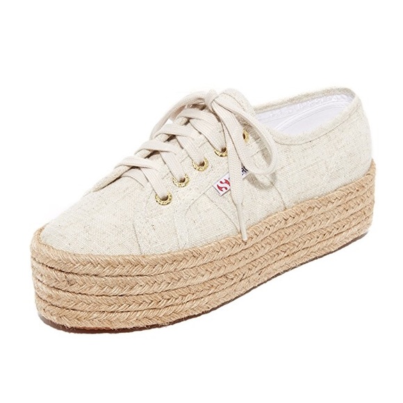 superga linen sneakers